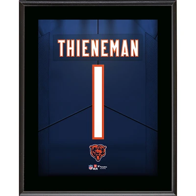Dillon Thieneman Chicago Bears 10.5" x 13" Round 1 Pick #25 Jersey Number Sublimated Player Plaque
