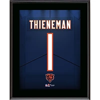 Dillon Thieneman Chicago Bears 10.5" x 13" Round 1 Pick #25 Jersey Number Sublimated Player Plaque