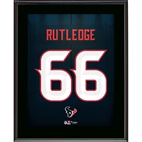 Keylan Rutledge Houston Texans 10.5" x 13" Jersey Number Sublimated Player Plaque
