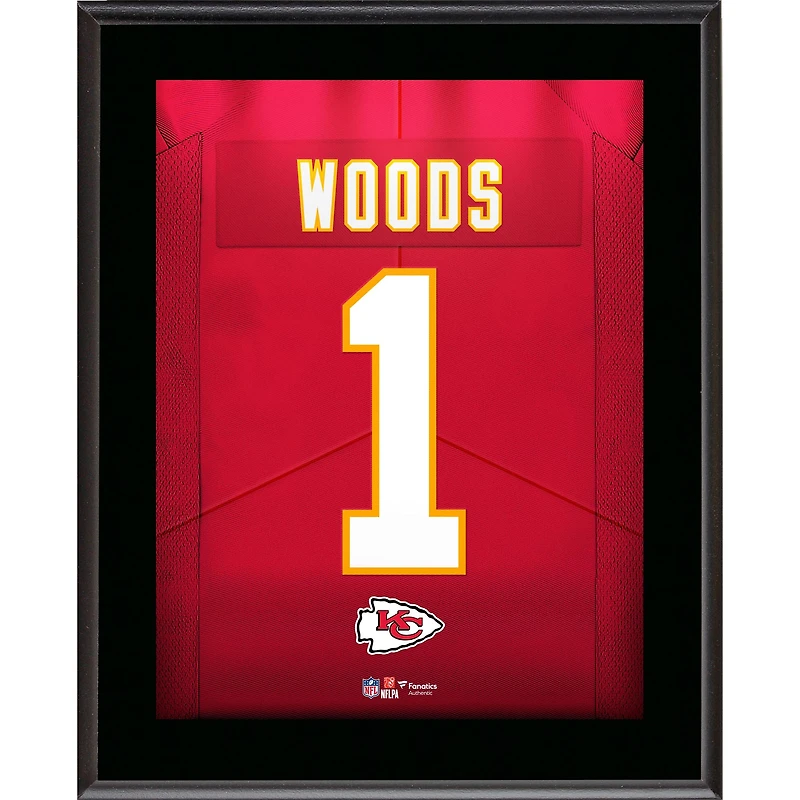 Peter Woods Kansas City Chiefs 10.5" x 13" Round 1 Pick #29 Jersey Number Sublimated Player Plaque