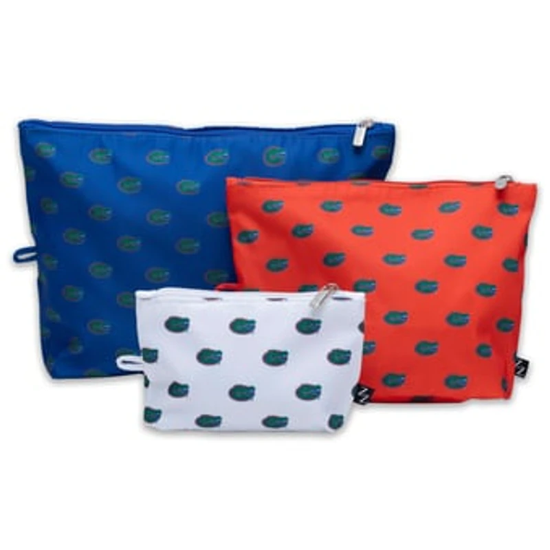 ZooZatz Florida Gators 3-Pack Pouch Set