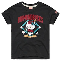 Youth Homage  Charcoal Arizona Diamondbacks Hello Kitty x MLB Tri-Blend T-Shirt