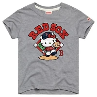 Youth Homage  Gray Boston Red Sox Hello Kitty x MLB Tri-Blend T-Shirt