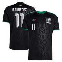 Men's adidas Santiago Gimenez Black Mexico National Team 2026 Third Replica Jersey