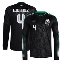 Men's adidas Edson Álvarez Black Mexico National Team 2026 Third Replica Long Sleeve Jersey