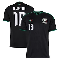 Men's adidas Obed Vargas Black Mexico National Team 2026 Third On-Field Authentic Jersey