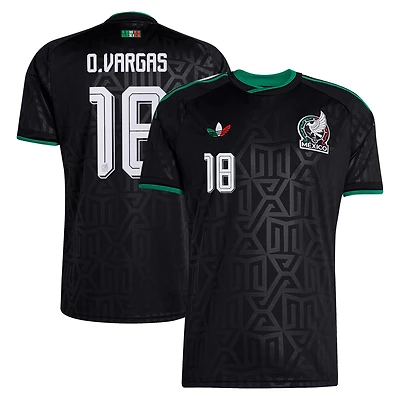 Men's adidas Obed Vargas Black Mexico National Team 2026 Third Replica Jersey