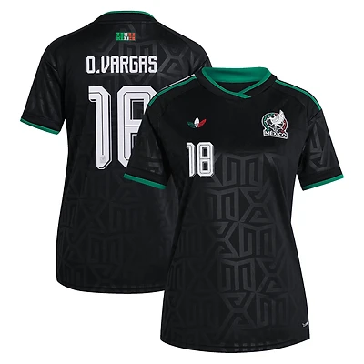 Women's adidas Obed Vargas Black Mexico National Team 2026 Third Replica Jersey