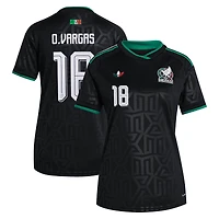 Women's adidas Obed Vargas Black Mexico National Team 2026 Third Replica Jersey