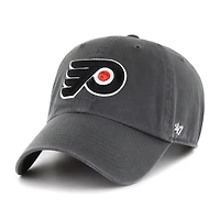 Men's '47 Charcoal Philadelphia Flyers Clean Up Adjustable Hat