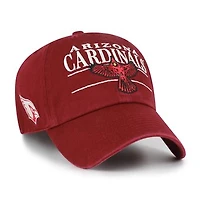 Men's '47 Red Arizona Cardinals Throwback Graphic Clean Up Adjustable Hat