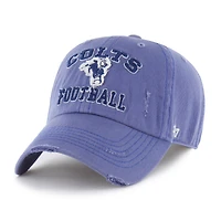 Men's '47  Blue Indianapolis Colts Seymoore Clean Up Adjustable Hat