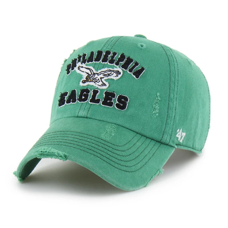 Men's '47  Kelly Green Philadelphia Eagles Seymoore Clean Up Adjustable Hat