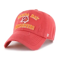 Men's '47  Red Tampa Bay Buccaneers Seymoore Clean Up Adjustable Hat