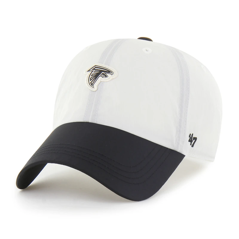 Men's '47 Cream Atlanta Falcons Modernia Clean Up Adjustable Hat