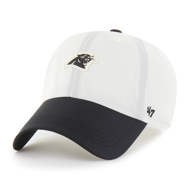 Men's '47 Cream Carolina Panthers Modernia Clean Up Adjustable Hat