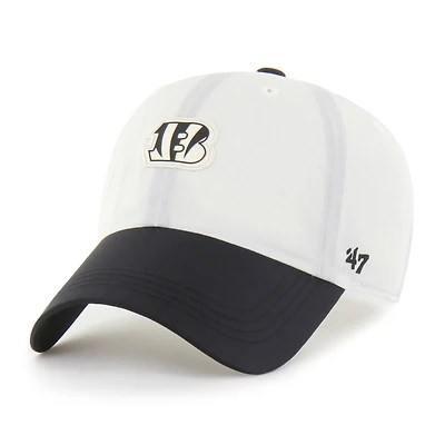 Men's '47 Cream Cincinnati Bengals Modernia Clean Up Adjustable Hat