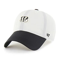 Men's '47 Cream Cincinnati Bengals Modernia Clean Up Adjustable Hat