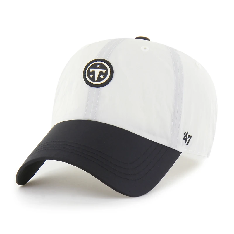 Men's '47 Cream Tennessee Titans Modernia Clean Up Adjustable Hat