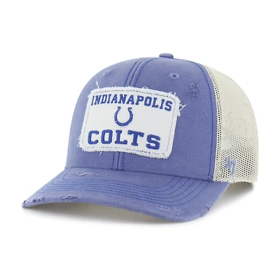 Men's '47 Blue Indianapolis Colts Egremont Well-Worn Adjustable Trucker Hat