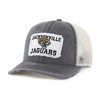 Men's '47 Charcoal Jacksonville Jaguars Egremont Well-Worn Adjustable Trucker Hat