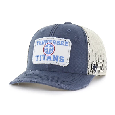 Men's '47 Navy Tennessee Titans Egremont Well-Worn Adjustable Trucker Hat