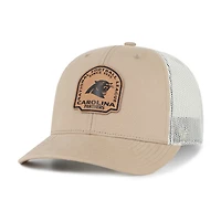 Men's '47 Khaki Carolina Panthers Bonehide Trucker Adjustable Hat