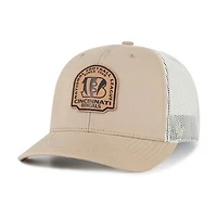 Men's '47 Khaki Cincinnati Bengals Bonehide Trucker Adjustable Hat