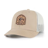 Men's '47 Khaki Green Bay Packers Bonehide Trucker Adjustable Hat