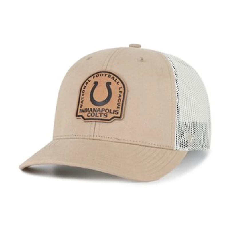 Men's '47 Khaki Indianapolis Colts Bonehide Trucker Adjustable Hat