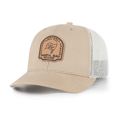 Men's '47 Khaki Tampa Bay Buccaneers Bonehide Trucker Adjustable Hat