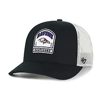 Men's '47  Black Baltimore Ravens  Headstone Trucker Adjustable Hat