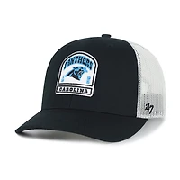 Men's '47  Black Carolina Panthers  Headstone Trucker Adjustable Hat