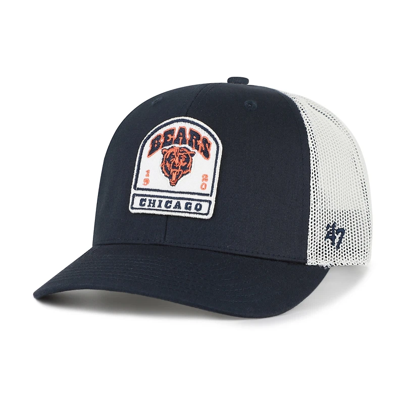 Men's '47 Navy Chicago Bears Headstone Trucker Adjustable Hat