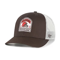 Men's '47  Brown Cleveland Browns  Headstone Trucker Adjustable Hat