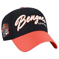 Men's '47  Black Cincinnati Bengals Throwback MVP Adjustable Hat