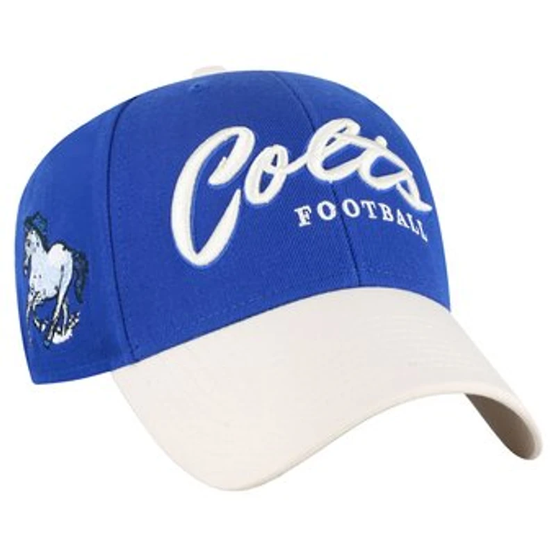 Men's '47 Royal Indianapolis Colts Throwback MVP Adjustable Hat