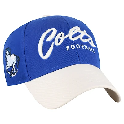 Men's '47 Royal Indianapolis Colts Throwback MVP Adjustable Hat