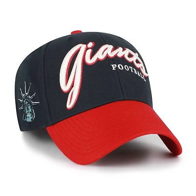 Men's '47 Navy New York Giants Throwback MVP Adjustable Hat