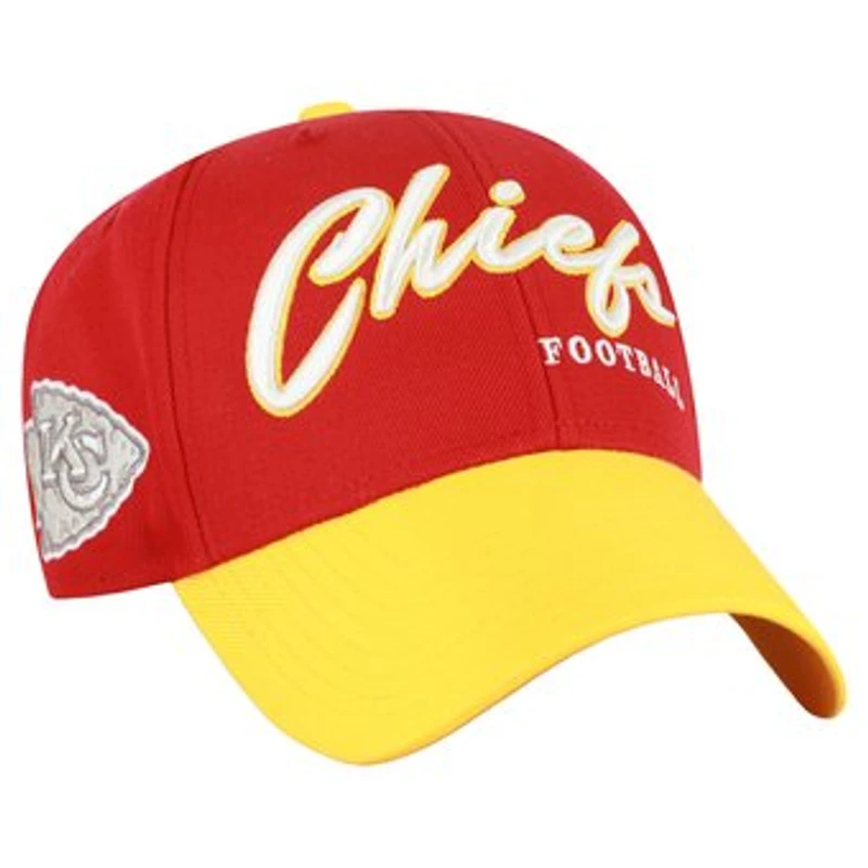 Men's '47 Red Kansas City Chiefs Throwback MVP Adjustable Hat