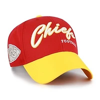 Men's '47  Red Kansas City Chiefs Throwback MVP Adjustable Hat