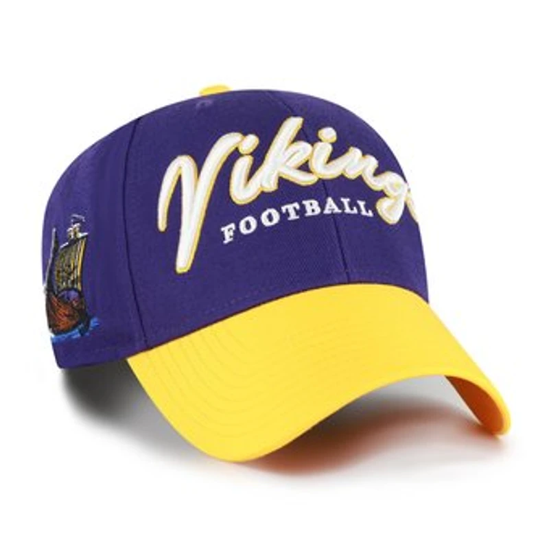 Men's '47 Purple Minnesota Vikings Throwback MVP Adjustable Hat