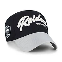 Men's '47  Black Las Vegas Raiders Throwback MVP Adjustable Hat