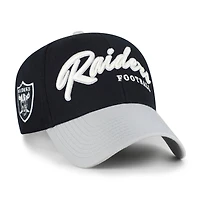Men's '47  Black Las Vegas Raiders Throwback MVP Adjustable Hat