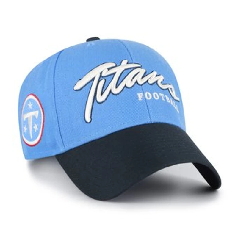 Men's '47 Light Blue Tennessee Titans Throwback MVP Adjustable Hat