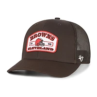 Men's '47 Brown Cleveland Browns  Roadway Adjustable Trucker Hat