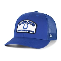 Men's '47 Royal Indianapolis Colts  Roadway Adjustable Trucker Hat