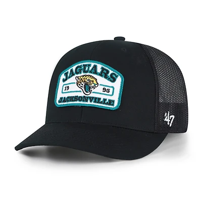 Men's '47 Black Jacksonville Jaguars  Roadway Adjustable Trucker Hat