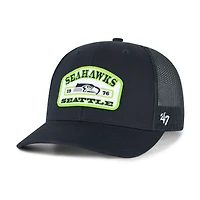 Men's '47 College Navy Seattle Seahawks  Roadway Adjustable Trucker Hat