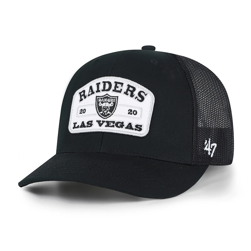 Men's '47 Black Las Vegas Raiders  Roadway Adjustable Trucker Hat